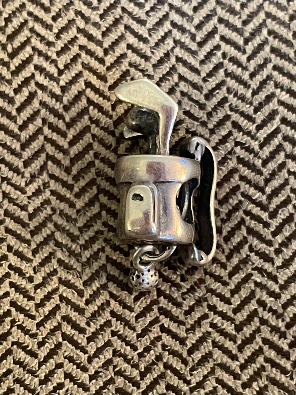 Chamilia Sterling Silver Golf Clubs Charm
